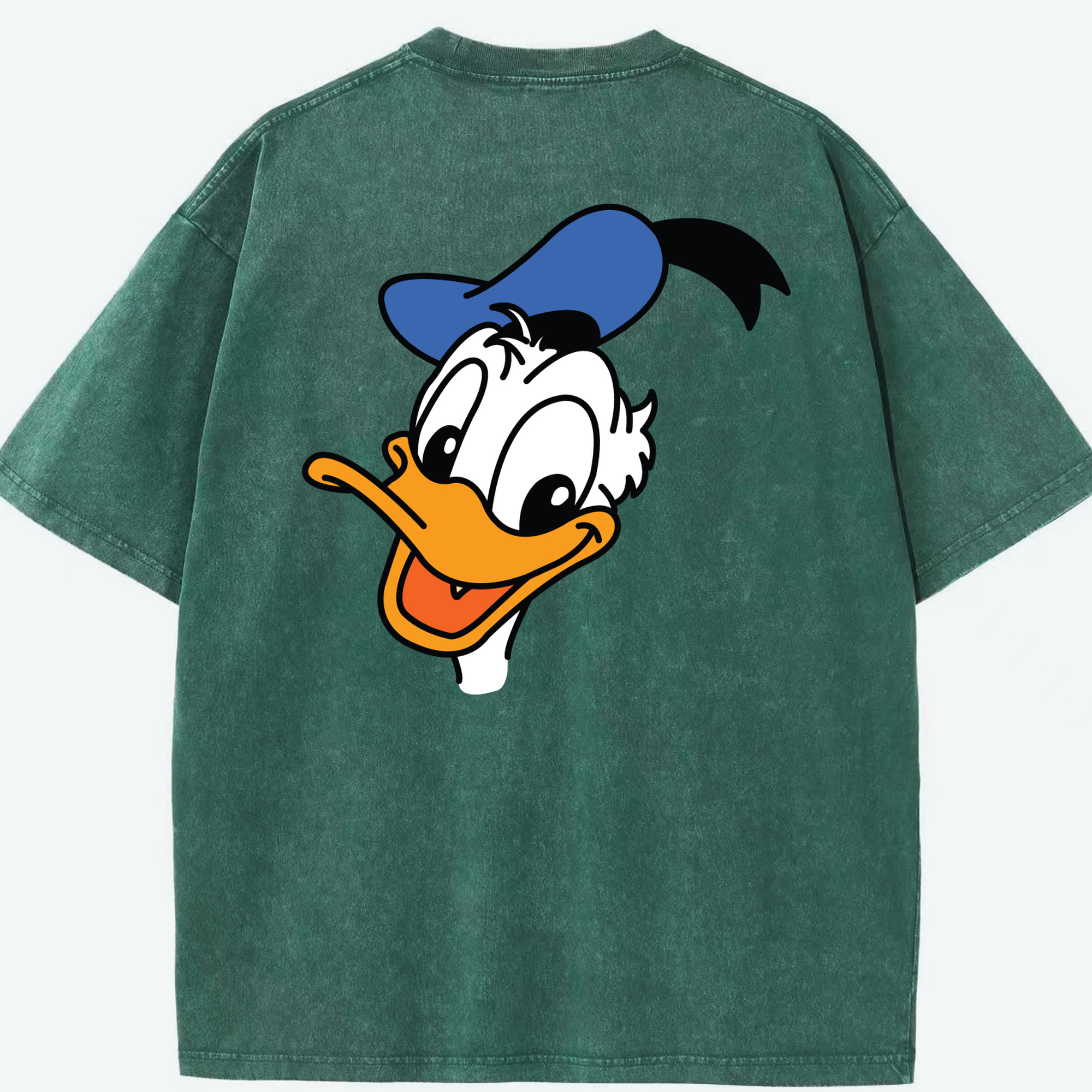 （画像用） ミッキーマウス Mickey Mouse 綿100% ヴィンテージ風 半袖Tシャツ（背面プリント）